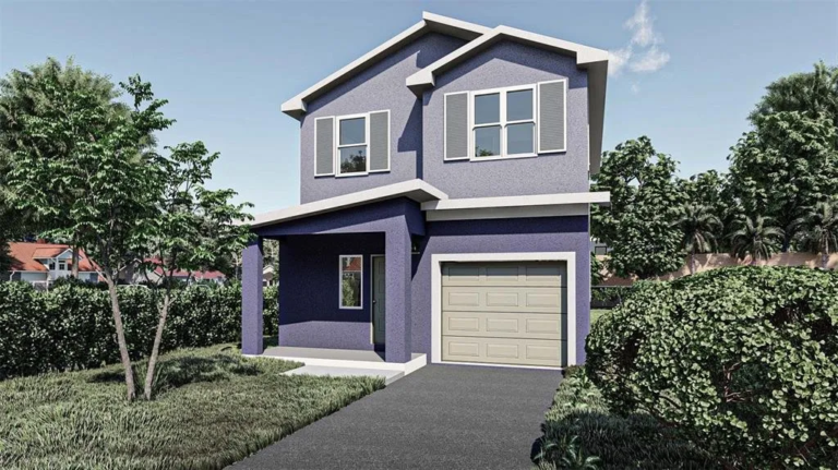 Plan 0104 house design by HeLo Homes, view 2