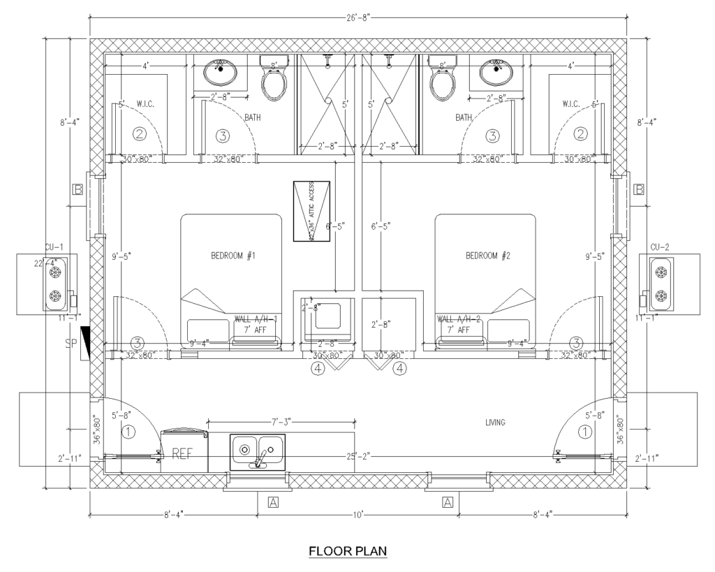 Plan 0107 floor plan